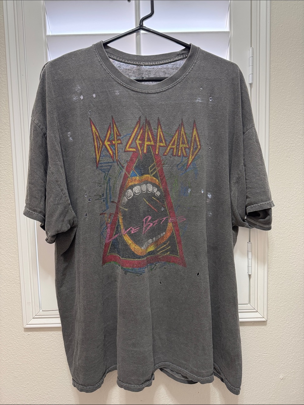 Def Leppard Distressed Band Tee